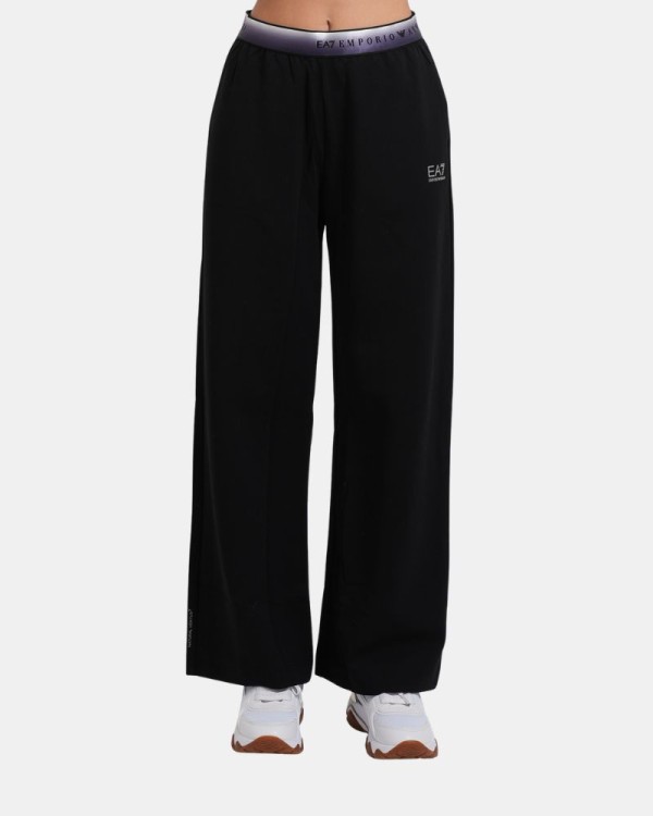 Pantalones Largos Chándal Mujer EA7 Negro 7W001517 AF12501