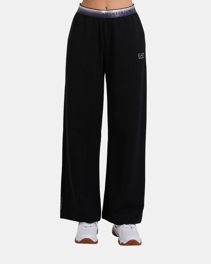 Pantalones Largos Chándal Mujer EA7 Negro 7W001517 AF12501