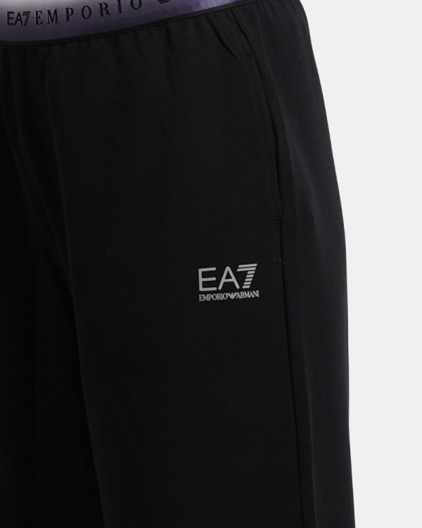 Pantalones Largos Chándal Mujer EA7 Negro 7W001517 AF12501