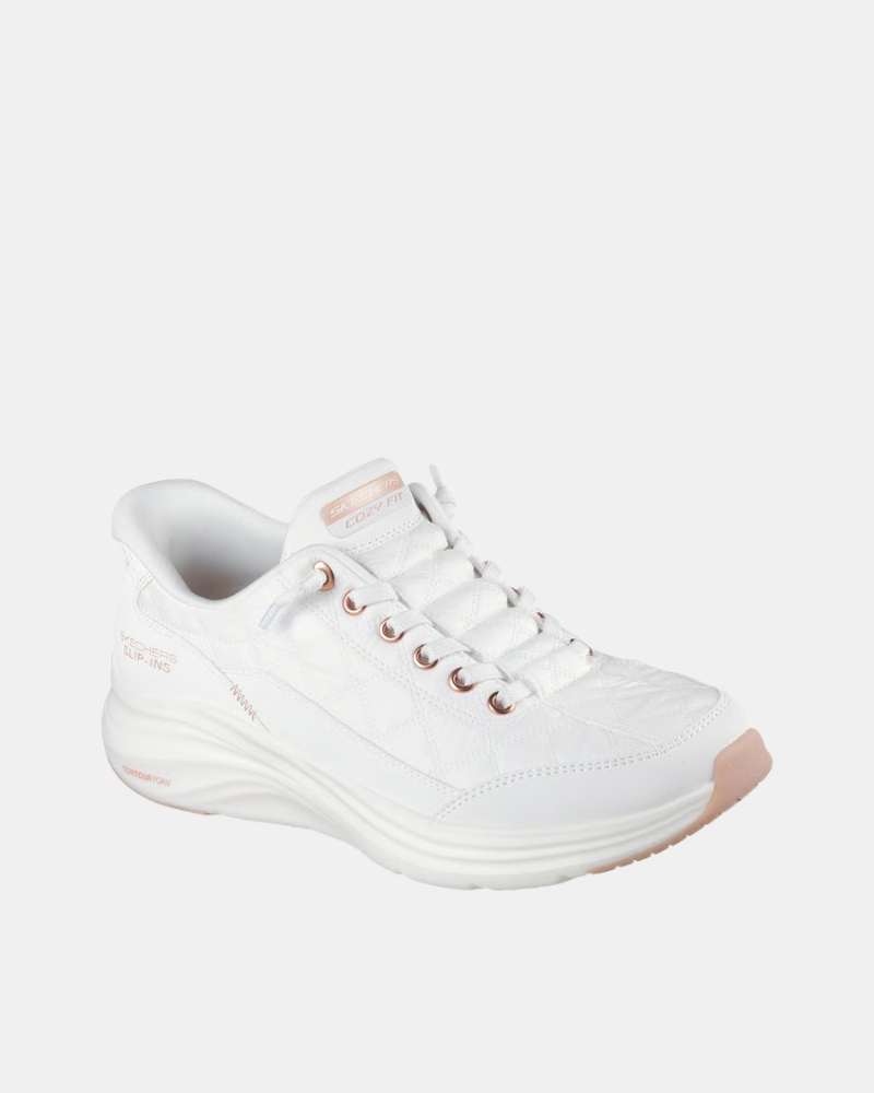 Ténis Fascite plantar Mulher SKECHERS Branco 150413 SLIP INS