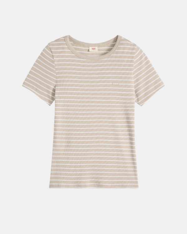 Camisetas Manga curta Mulher LEVIS Bege 001J3 0052 HAYES TEE