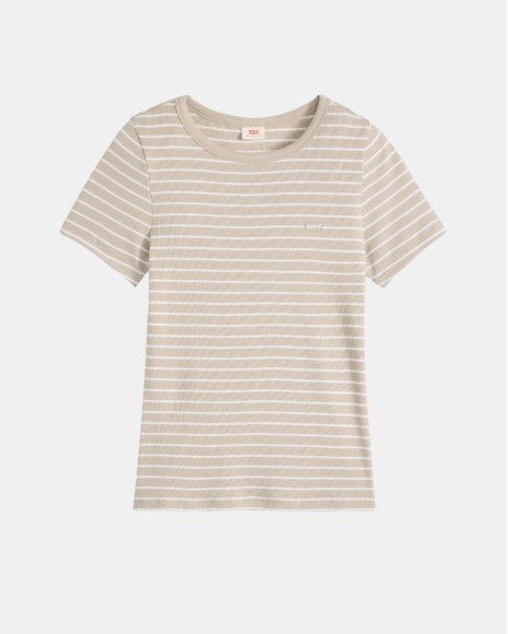 Camisetas Manga curta Mulher LEVIS Bege 001J3 0052 HAYES TEE
