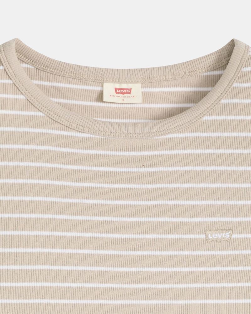 Camisetas Manga curta Mulher LEVIS Bege 001J3 0052 HAYES TEE