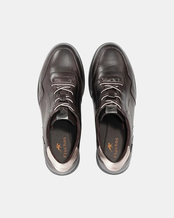 Zapatos Bajos Mujer FLUCHOS Marrón F2545