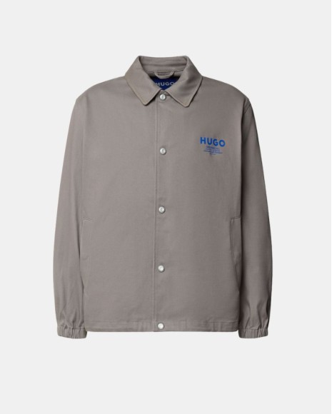 Abrigos Chaqueta Cazadora Hombre HUGO Gris 50563933 BIYO2631