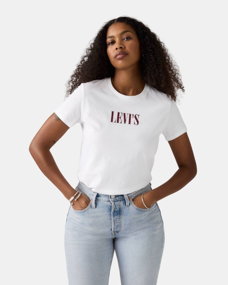 Camisetas Manga corta Mujer LEVIS Blanco 17369 3493 THE PERFECT TEE