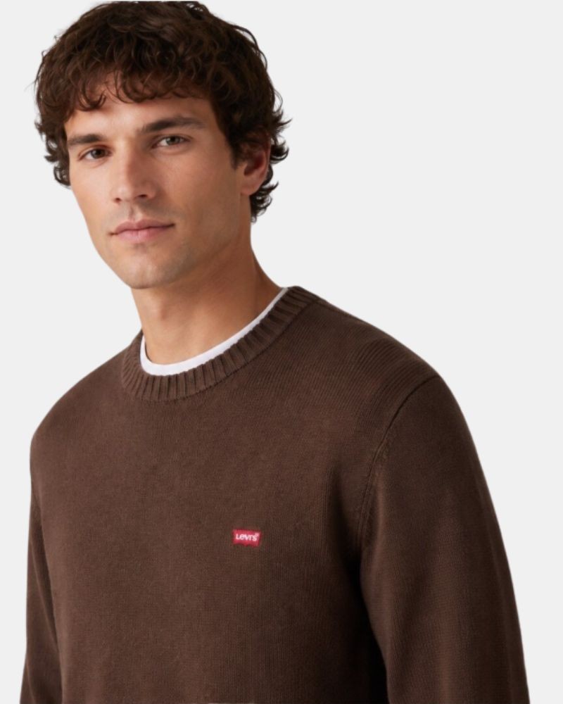 Jersey Manga larga Hombre LEVIS Marrón 0002E 0039 CLASSIC