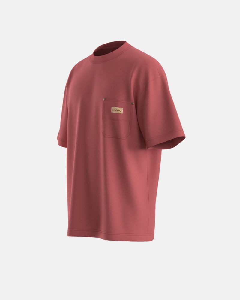 Camisetas Manga corta Hombre HUGO Rojo 50564045 NEVADO