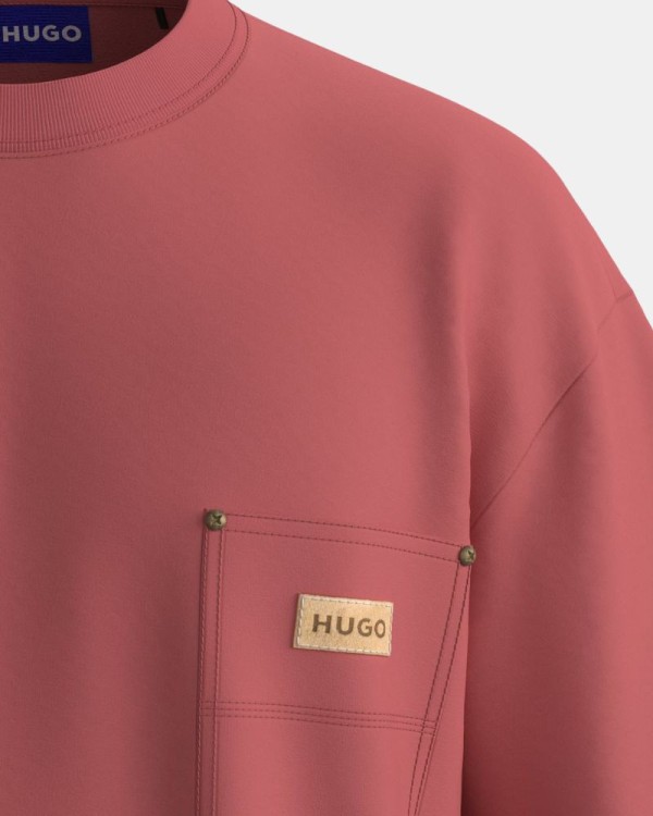 Camisetas Manga corta Hombre HUGO Rojo 50564045 NEVADO