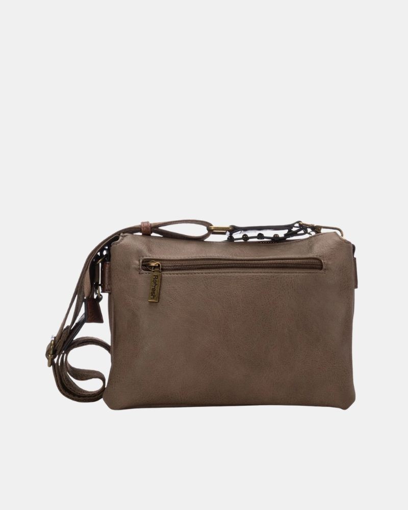 Bolsos Bandoleras Mujer REFRESH Taupe 183424
