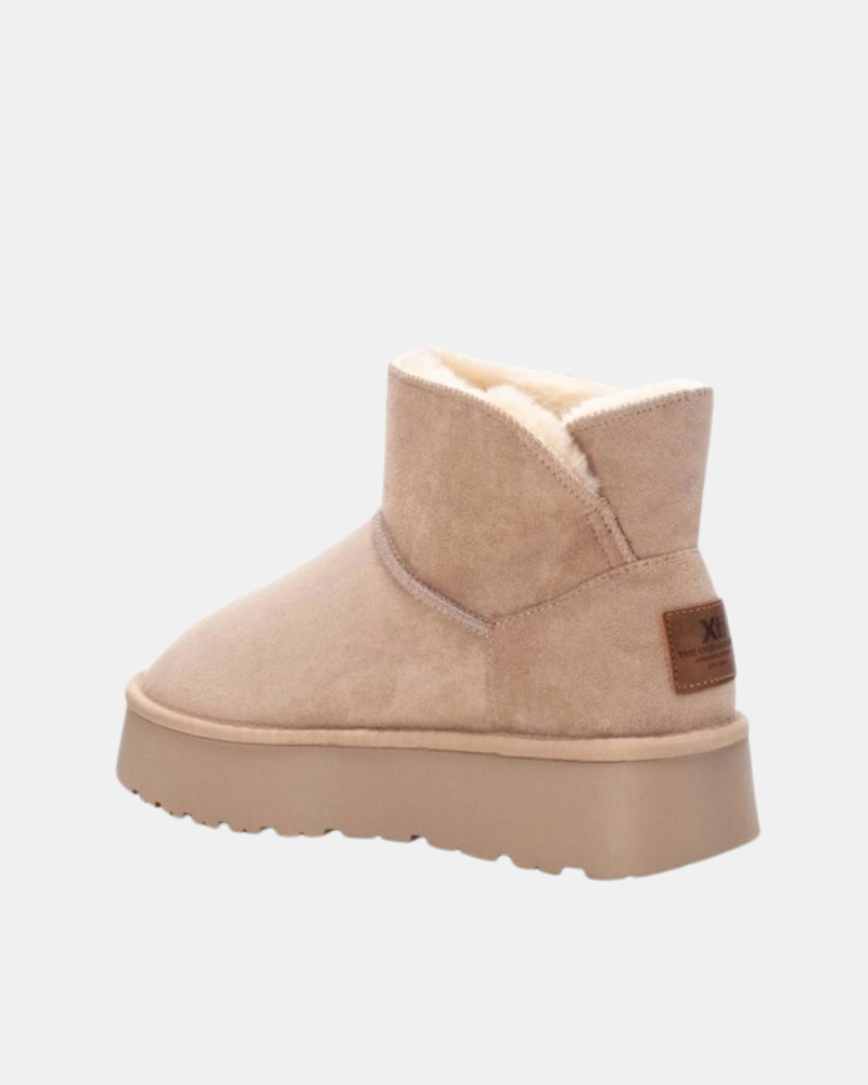 Botines De pelo Australianas Mujer XTI Beige 142197