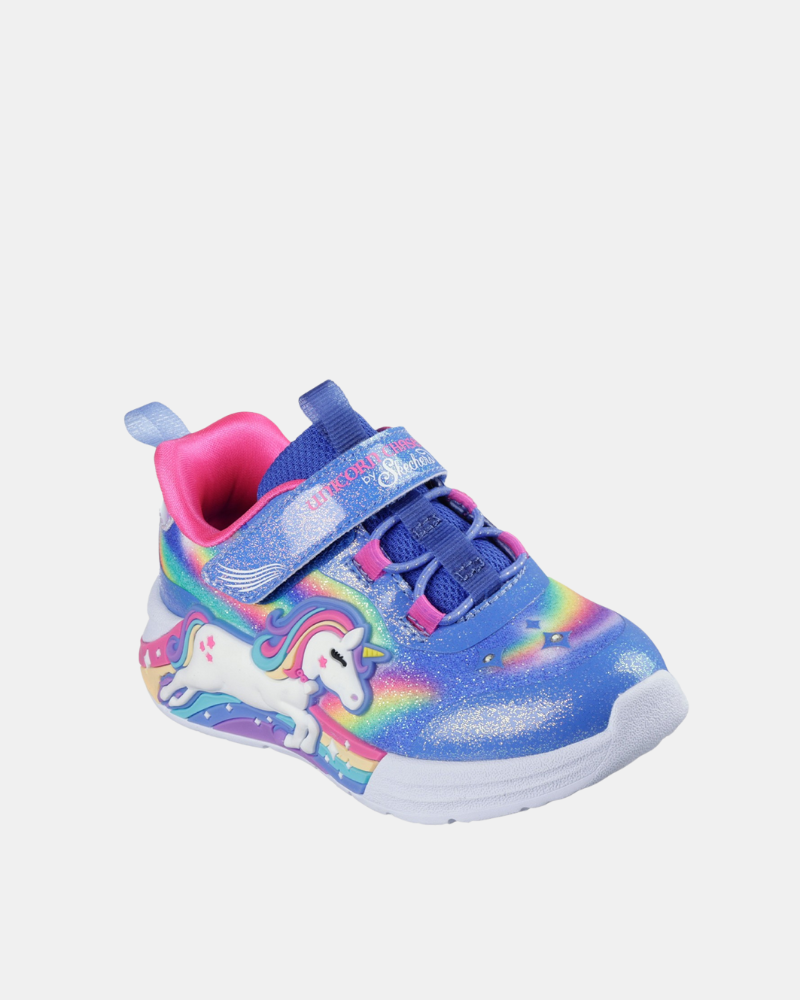 Ténis baixos infantis SKECHERS Azul 302298N UNICORNS CHASER