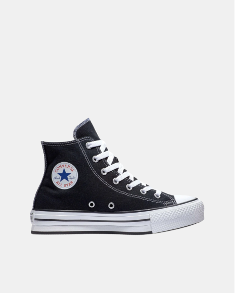 Ténis de cano alto para mulher CONVERSE Preto 272855C CHUCK TAYLOR ALL STAR EVA LIFT