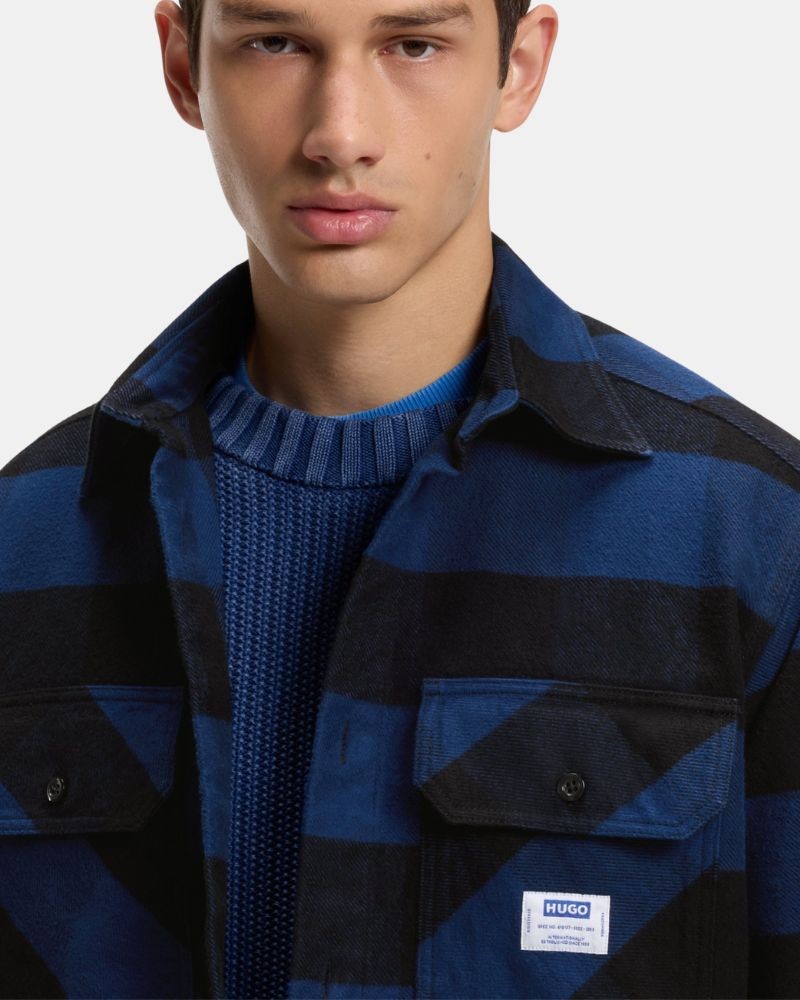 Camisas Manga larga Hombre HUGO Azul 50570752