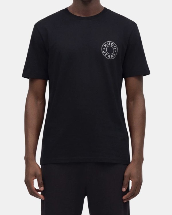Camisetas Manga corta Hombre HUGO Negro 50572303 NEMODO