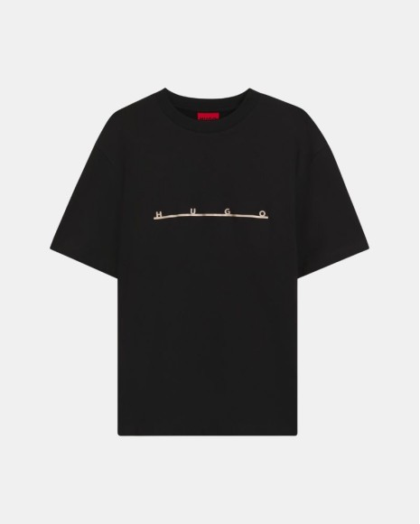 Camisetas Manga corta Hombre HUGO Negro 50568118 DATRI