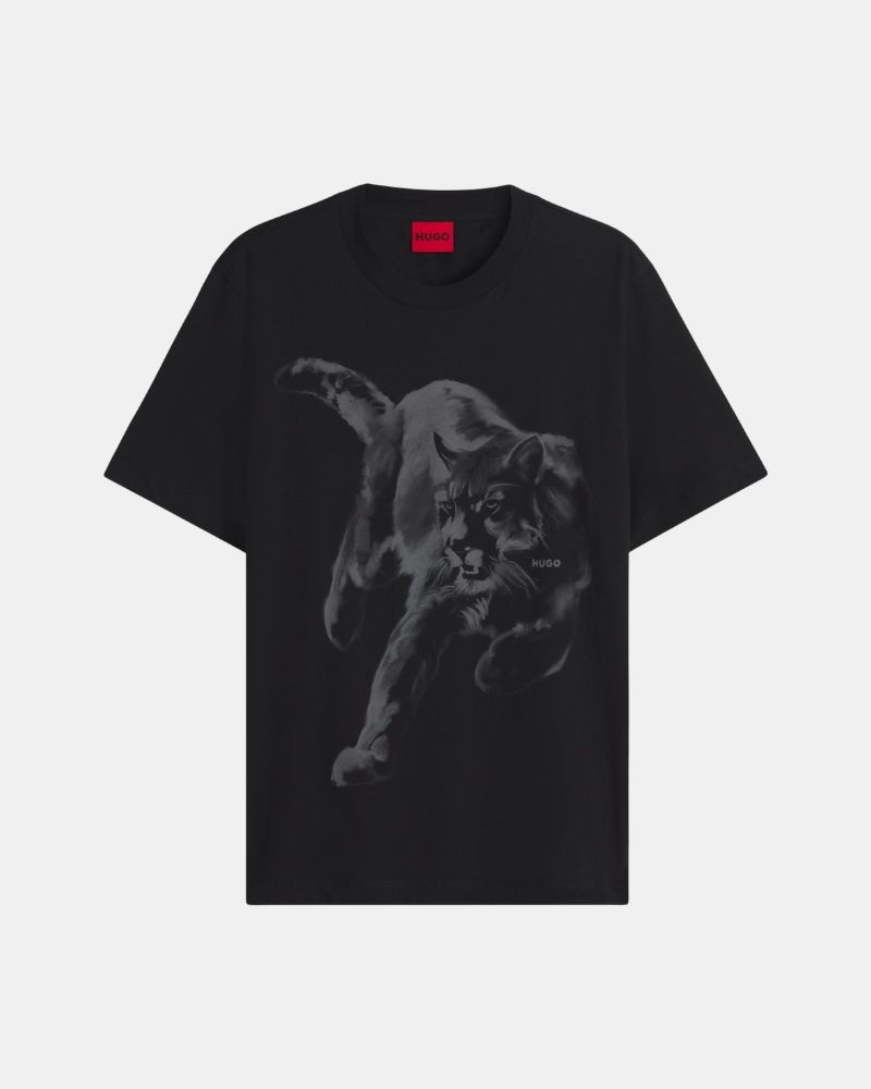 Camisetas Manga corta Hombre HUGO Negro 50568689 DAFFILO