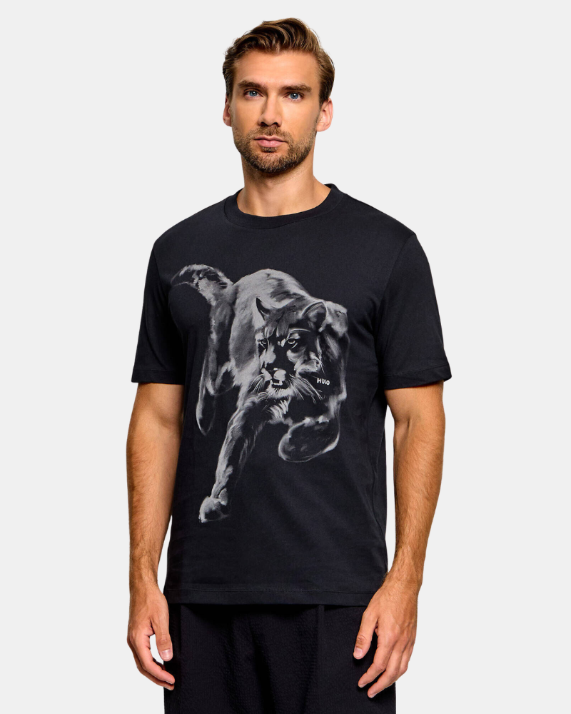 Camisetas Manga corta Hombre HUGO Marrón 50568689 DAFFILO