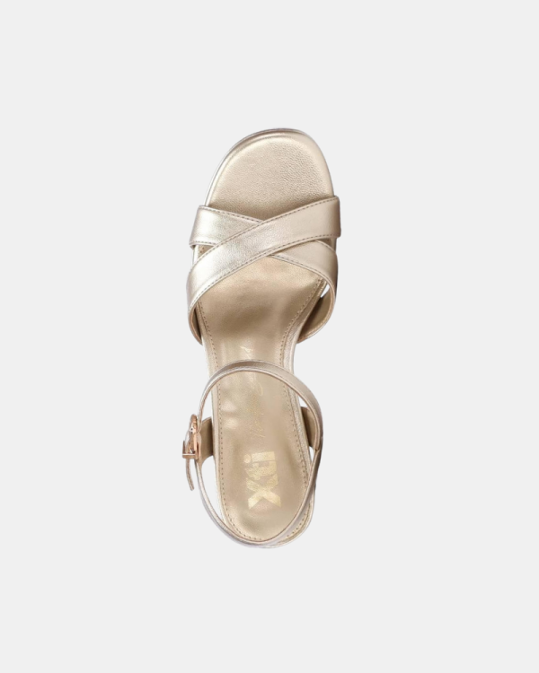 Sandalias Fiesta Abiertas Mujer XTI Oro 145288