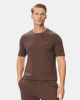 Camisetas Manga corta Hombre HUGO Marrón 50466158 DEERO222