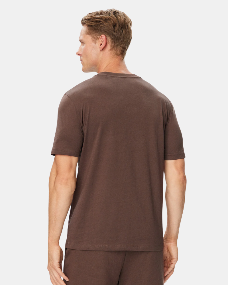 Camisetas Manga corta Hombre HUGO Marrón 50466158 DEERO222