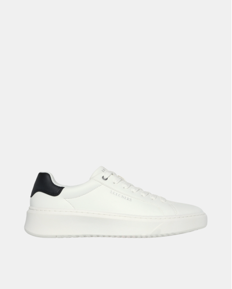 Ténis baixos para homem SKECHERS branco 183175 COURT BREAK SUIT SNEAKER