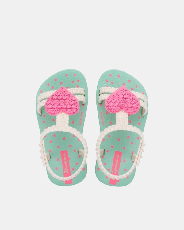 Sandalias Abiertas Chancletas Infantil IPANEMA Verde 81997 MY FIRST IPANEMA BABY