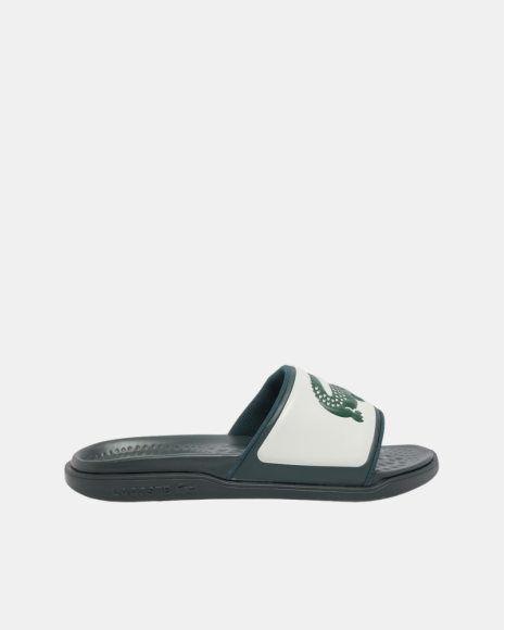 Sandalias Chancletas Hombre LACOSTE Blanco 49CMA0040 SERVE SLIDE