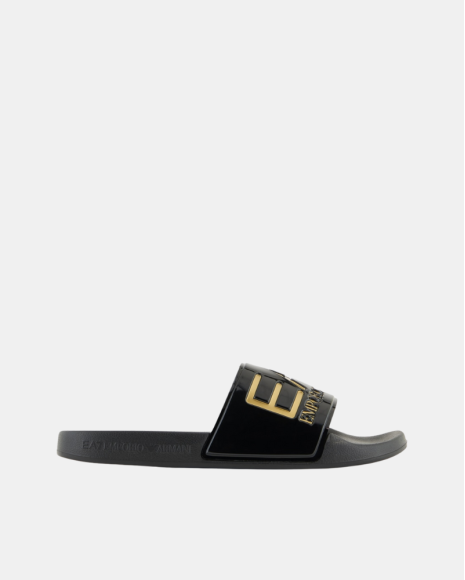 Sandalias Chancletas Hombre EA7 Negro 7X000108 AF15118