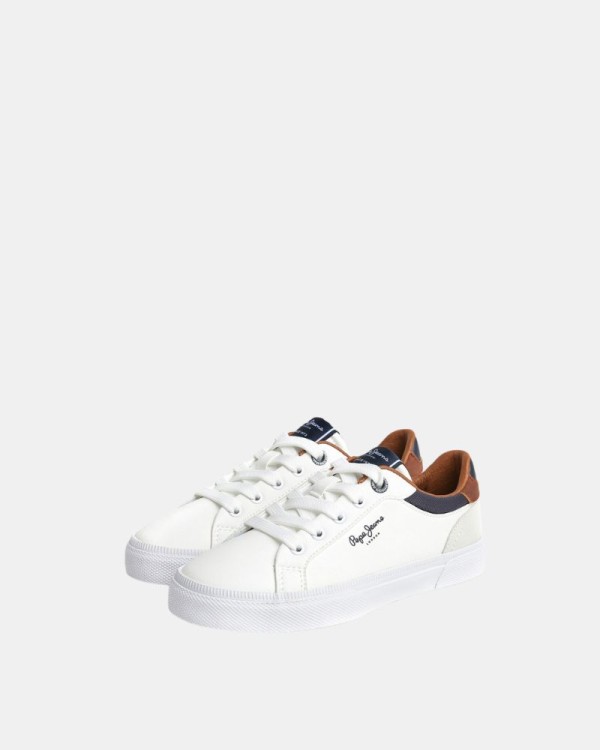 Zapatillas Bajas Infantil PEPE JEANS Blanco PBS30569 KENTON COURT