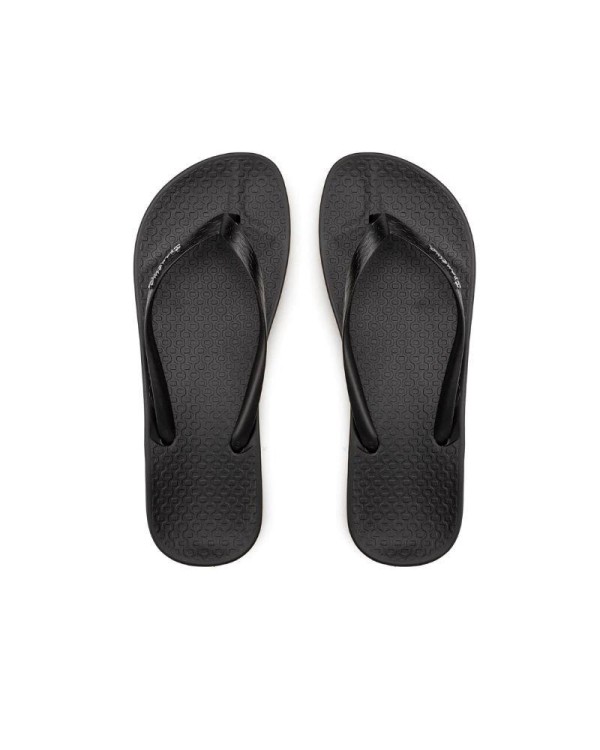 Sandalias De dedo Abiertas Chancletas Mujer IPANEMA Negro 81030 ANATOMICA TAN