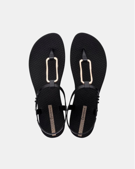 Sandalias De dedo Abiertas Chancletas Mujer IPANEMA Negro 83768 CLASS MODERN