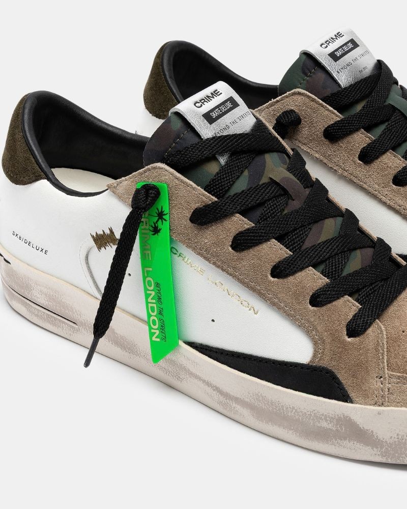 Zapatillas Bajas Hombre Crime London Blanco 10 105 AA9