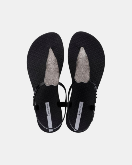 Sandalias De dedo Abiertas Chancletas Mujer IPANEMA Negro 83774 CLASS FLORA