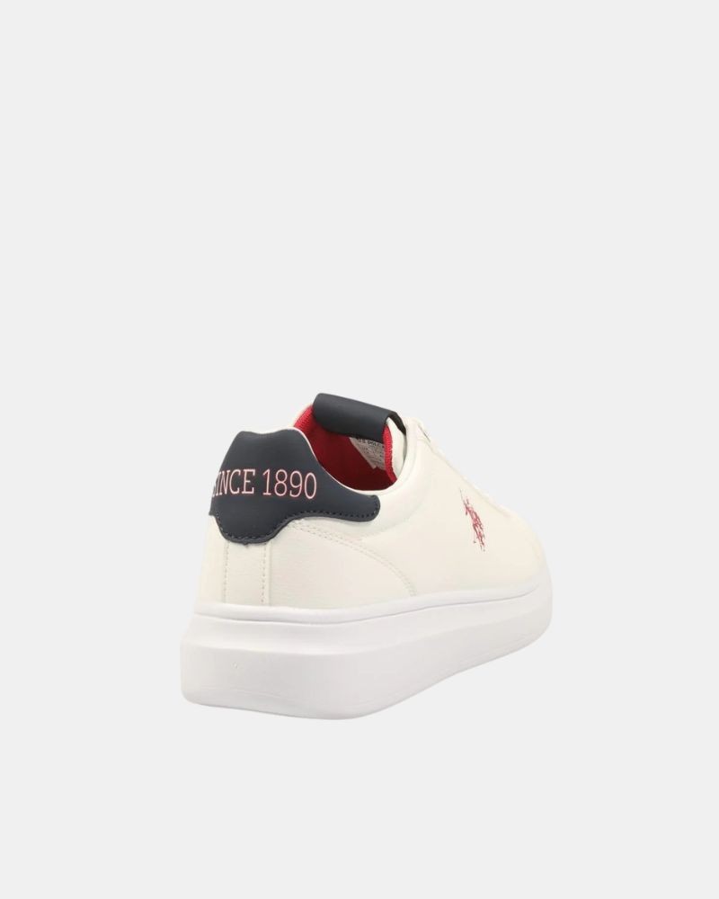 Ténis de cano baixo para homem US Polo branco CODY010M GY4