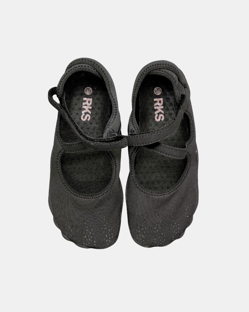 Sapatilhas Bailarinas Barefoot Mulher RKS Preto E ON