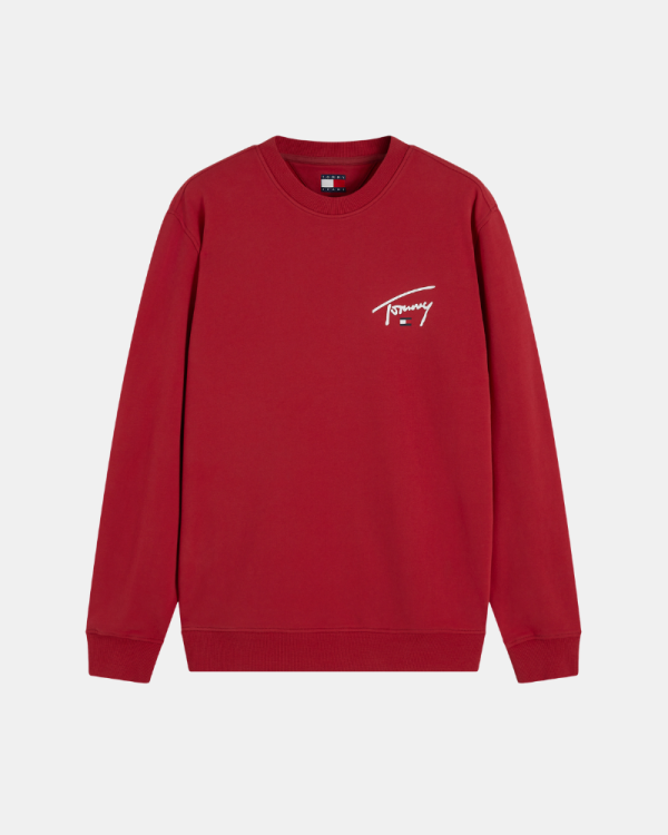 Sudaderas Sin capucha Hombre TOMMY HILFIGER Rojo DM0DM23589XKA