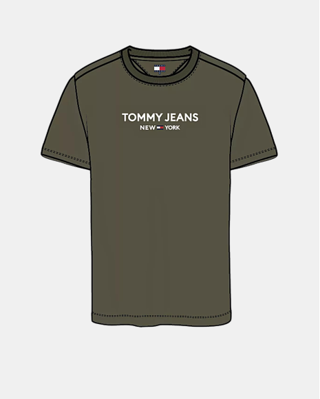 Camisetas Manga corta Hombre TOMMY HILFIGER Verde DM0DM23890GY1