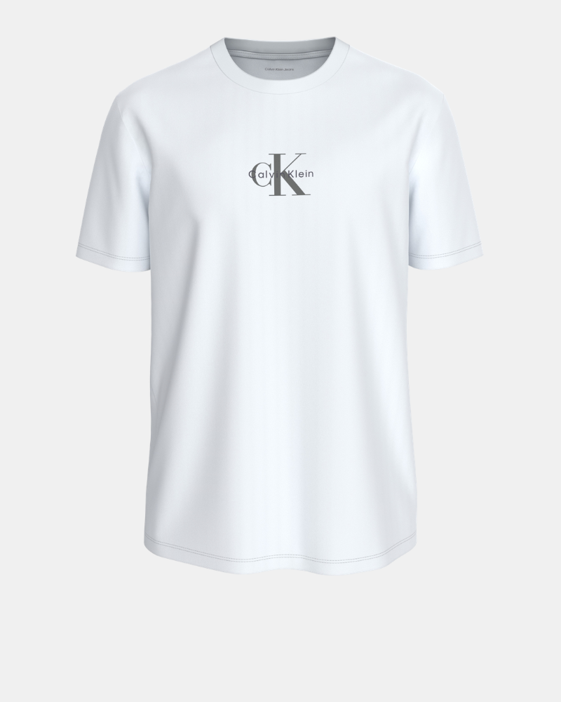 T-shirts de manga curta Homem CALVIN KLEIN Branco LV04RB866GYAF