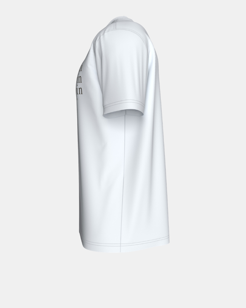 Camisetas de manga curta para homem CALVIN KLEIN Branco LV04RJ816GYAF