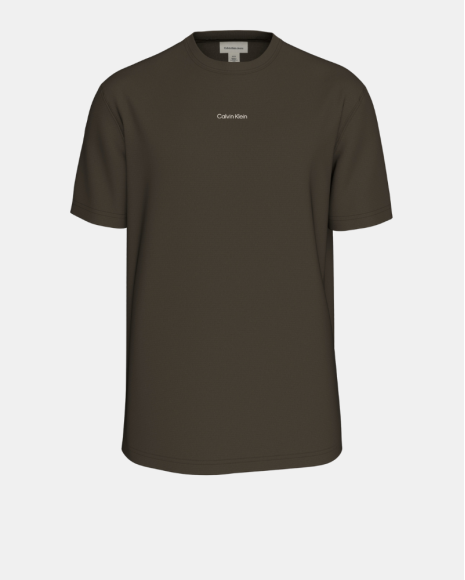 Camisetas Manga curta Homem CALVIN KLEIN Verde LV04RJ821GT28