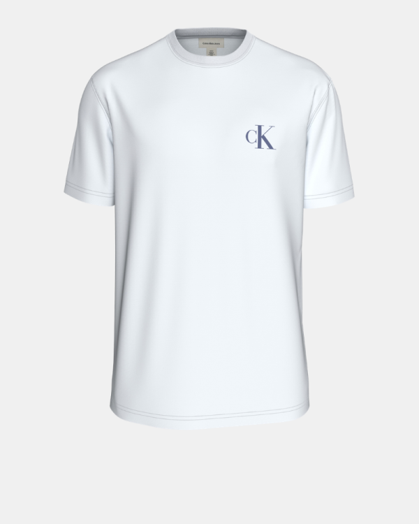Camisetas Manga corta Hombre CALVIN KLEIN Blanco LV04RJ817GYAF