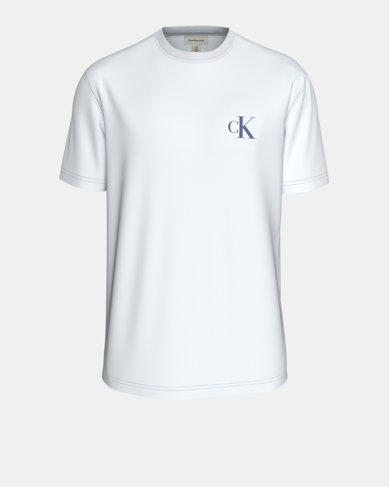 Camisetas Manga corta Hombre CALVIN KLEIN Blanco LV04RJ817GYAF
