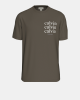 Camisetas de manga curta para homem CALVIN KLEIN Verde LV04RJ816GT27