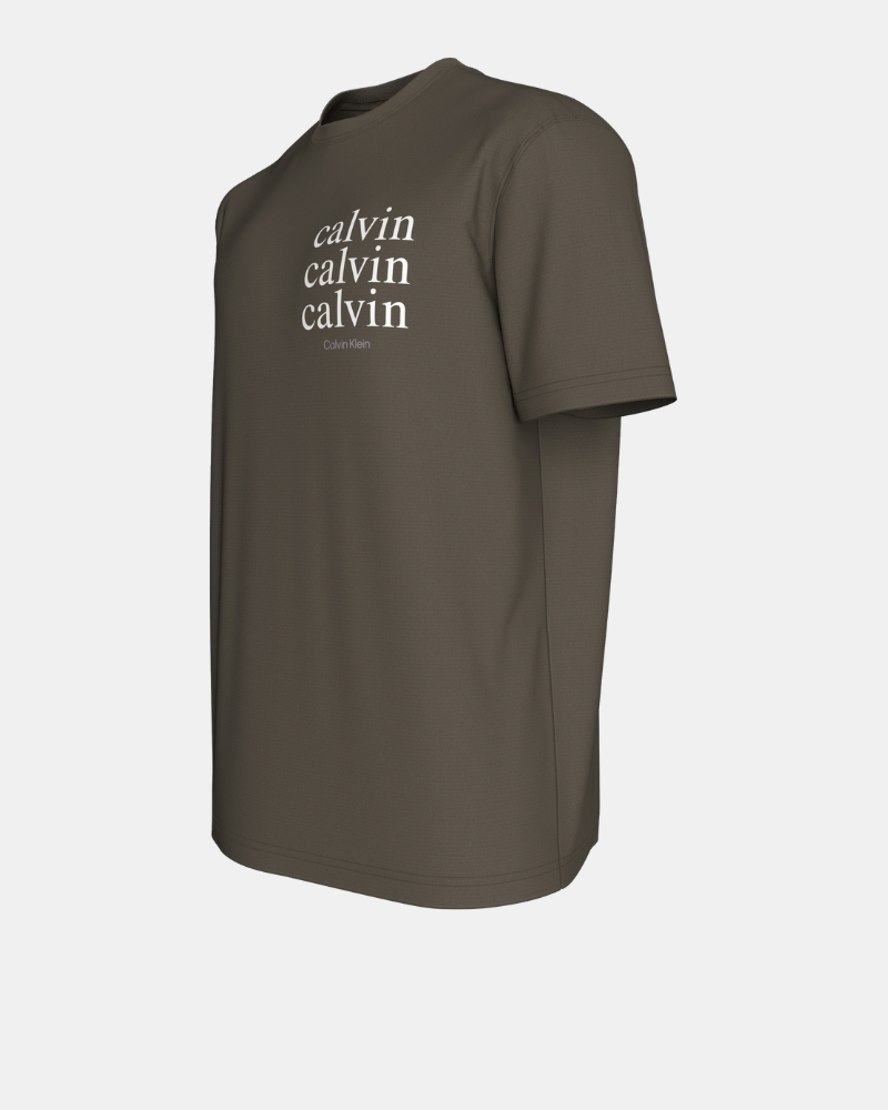 Camisetas de manga curta para homem CALVIN KLEIN Verde LV04RJ816GT27
