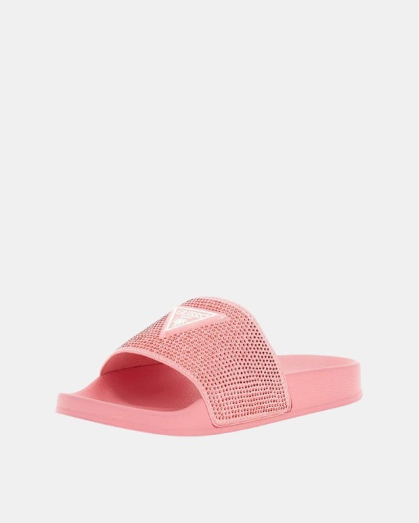 Sandalias Chancletas Mujer GUESS Rosa E6GZ16 BB00F