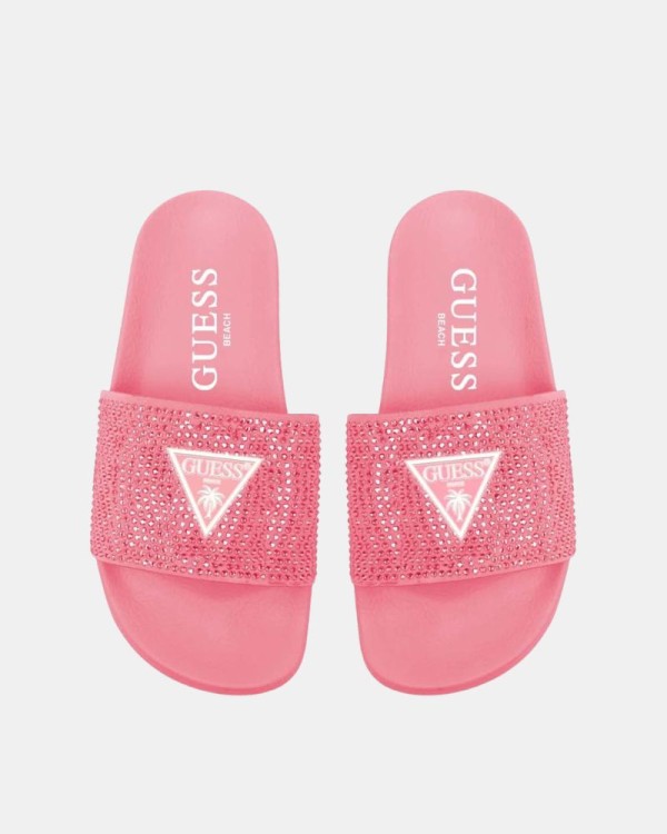 Sandalias Chancletas Mujer GUESS Rosa E6GZ16 BB00F