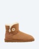 UGG Australia 1016422 MINI BAILEY BUTTON Botas De pelo Mujer Marrón
