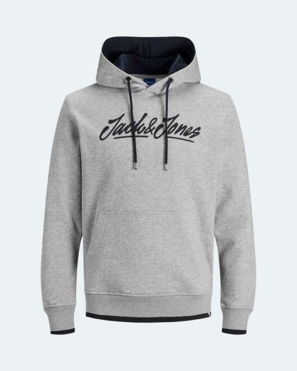 JACK AND JONES 12196558 JORLEGEND SWEAT HOOD SN Capuzes Manga comprida Hoodie Homem Cinzento