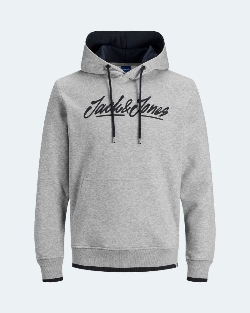 JACK AND JONES 12196558 JORLEGEND SWEAT HOOD SN Capuzes Manga comprida Hoodie Homem Cinzento